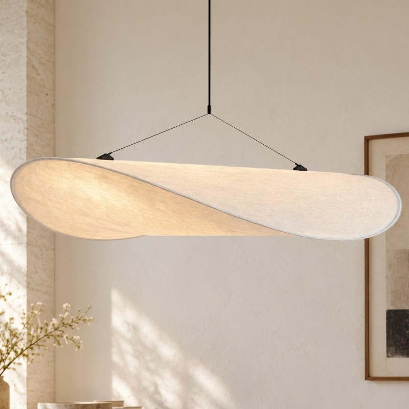 Hawkes Scandinavian Style Minimalist Fabric Pendant Light