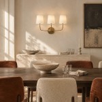 Wrynn 1/2/3 Light Fabric Shade Wall Sconce
