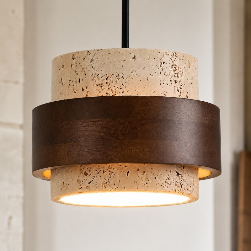 Giveaway Winner Order-Travertine Pendant Light