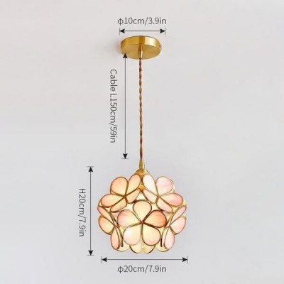 Glass Petal Pendant Lights Glass Petal Pendant Lights