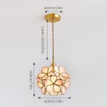Glass Petal Pendant Lights