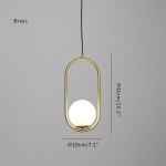 Mila Brass pendant lamp