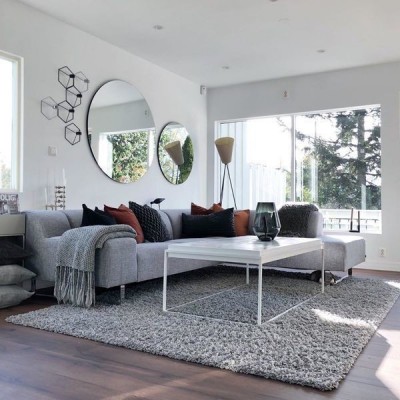 Modern Oslo wood floor lamp