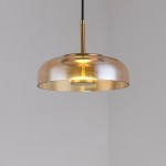 Classic glass pendant lamp