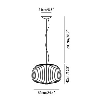 Industrial Linear Cage LED Pendant Light