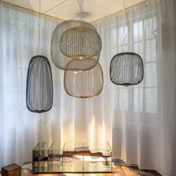 Industrial Linear Cage LED Pendant Light
