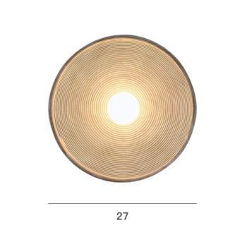 Japanese Wabi Sabi Round Wall Sconce