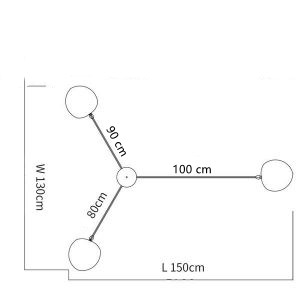 Modern Duckbill Flush Mount Ceiling Light Fixture