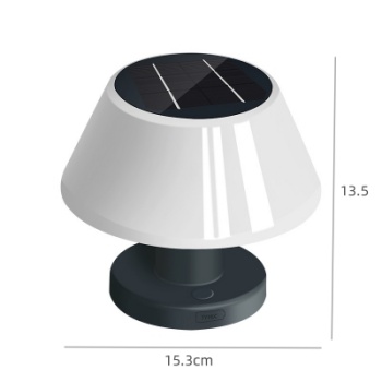 Waterproof Solar Light Outdoor Table Lamp with Usb Port for Yard Bar