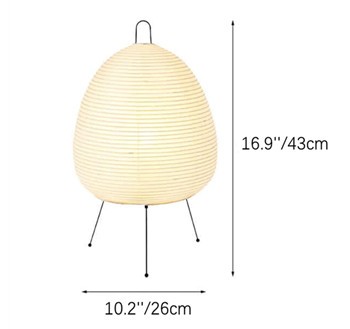 Japanese Paper Lantern Isamu Noguchi Akari Table Lamp