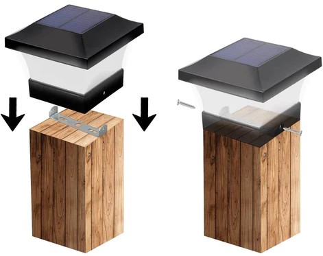 Imperial LED 4×4 Solar Post Cap Lights