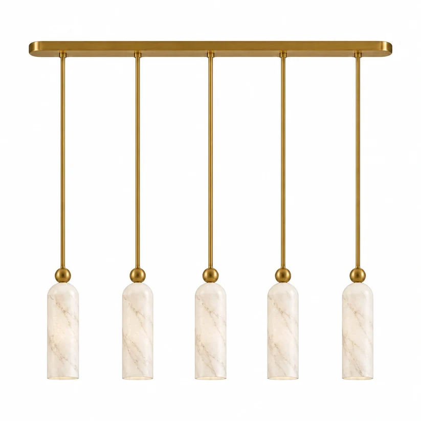 Alabaster 5 Light Linear