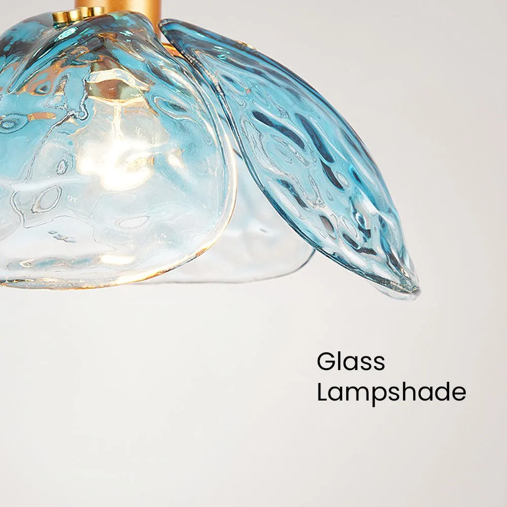 Vexen Flower Stained Glass Hanging Lamp