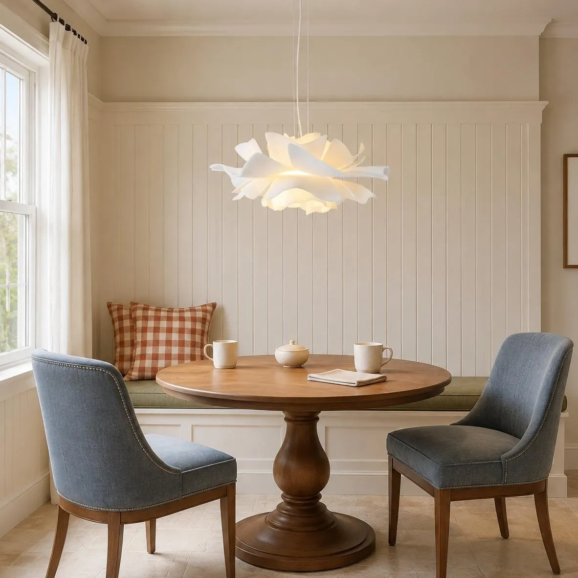 Lyronis White Flower Acrylic Pendant Light