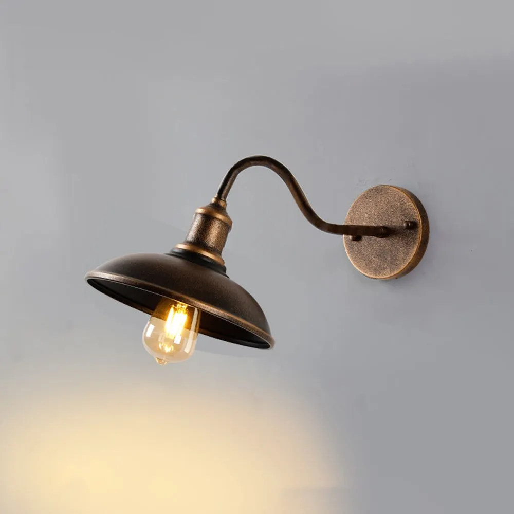 Arion Vintage Gooseneck Outdoor Wall Mounted Light