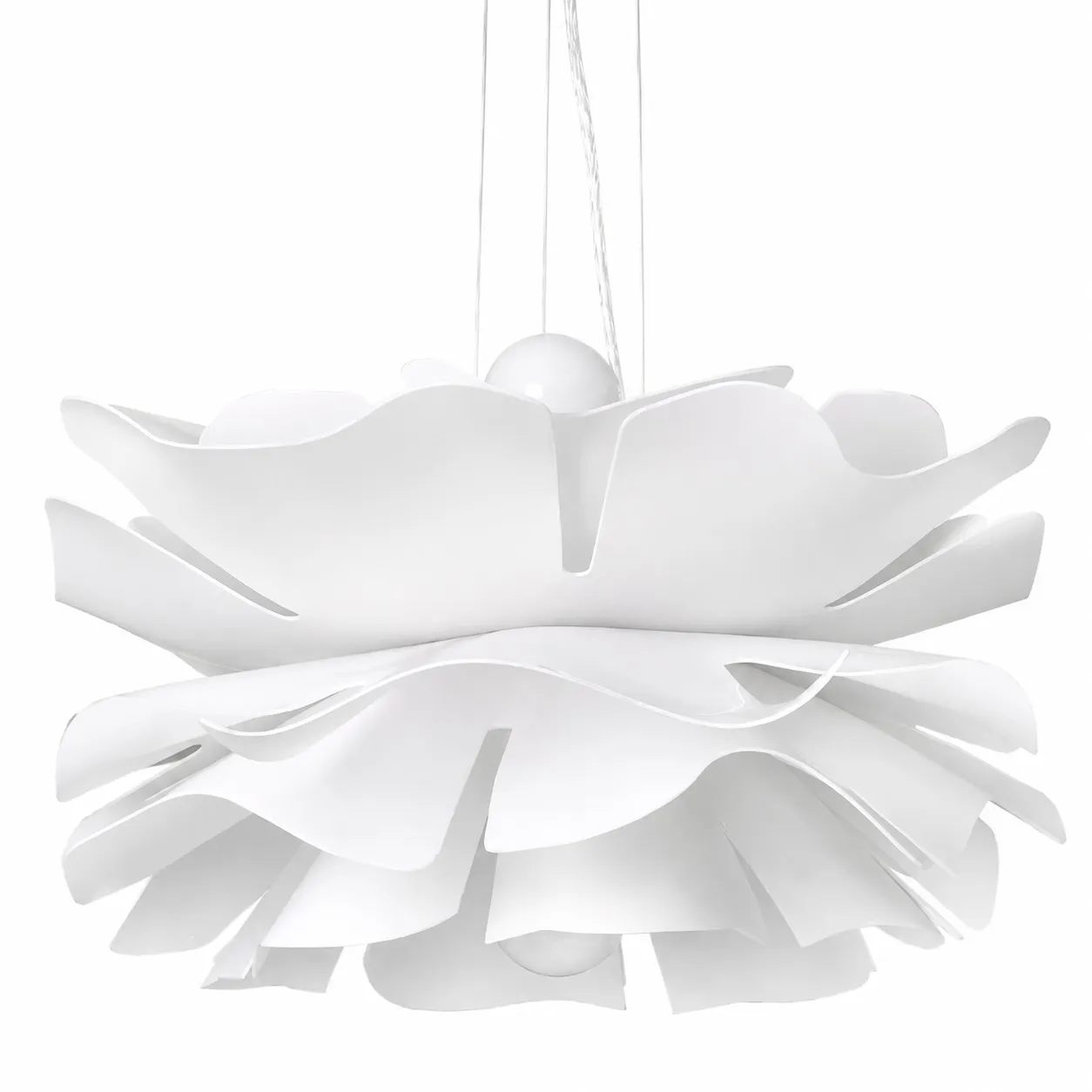Lyronis White Flower Acrylic Pendant Light