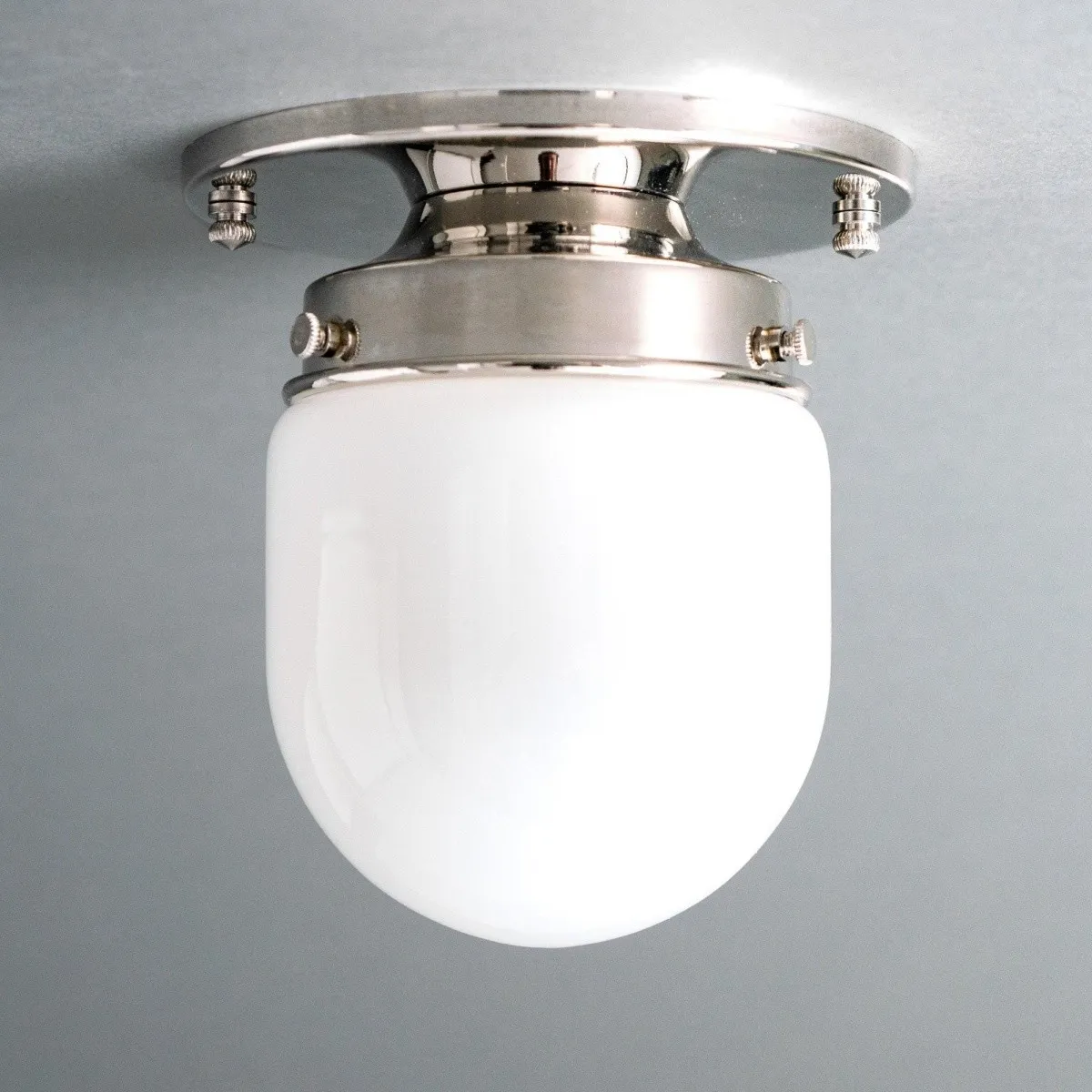 Roger Modern Brass Flush Mount Metal Ceiling Light
