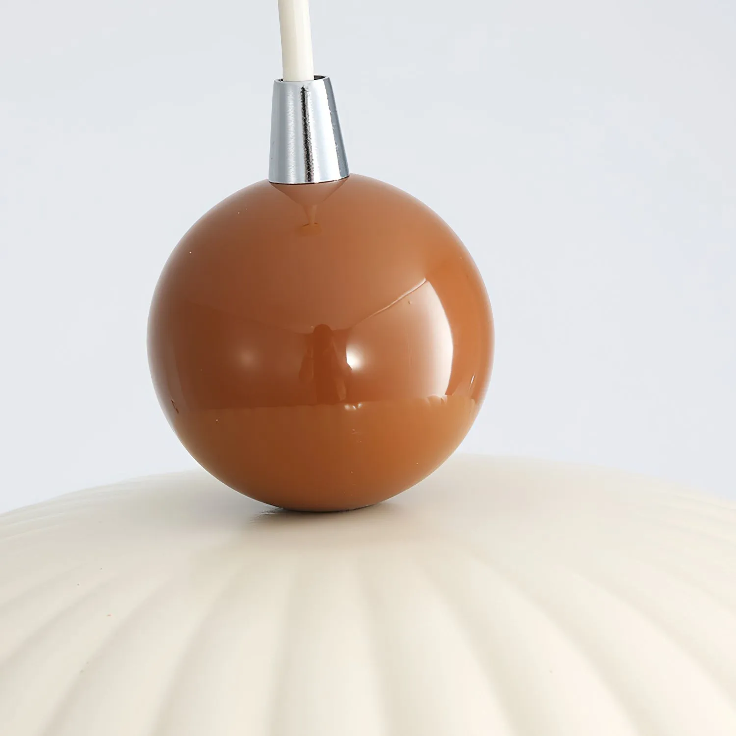 Brynley Cream Style Glass Flower Pendant Light