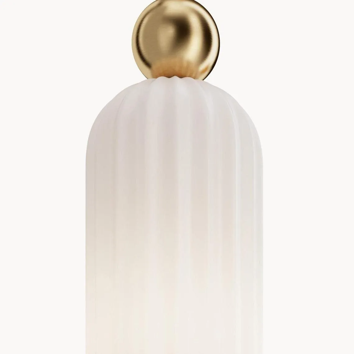 Emrys Modern Gold Fluted Glass Cylinder Sconce