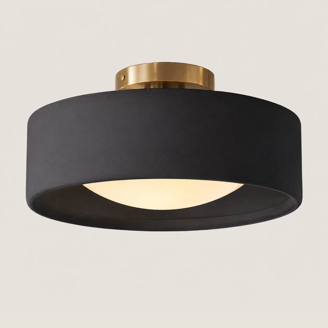 Aura Modern Porcelain Flush Mount Ceiling Light