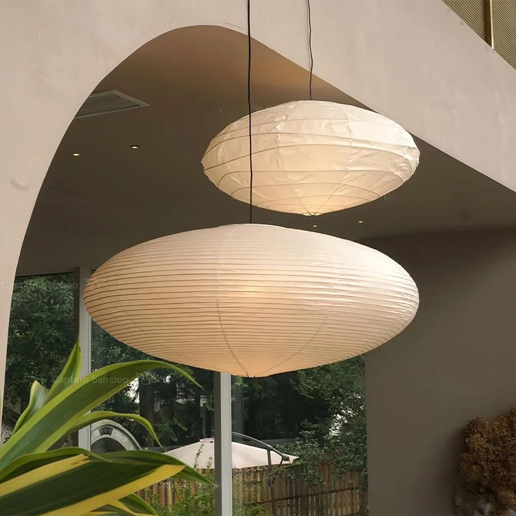 Gino Japanese Rice Paper Lantern Pendant Light