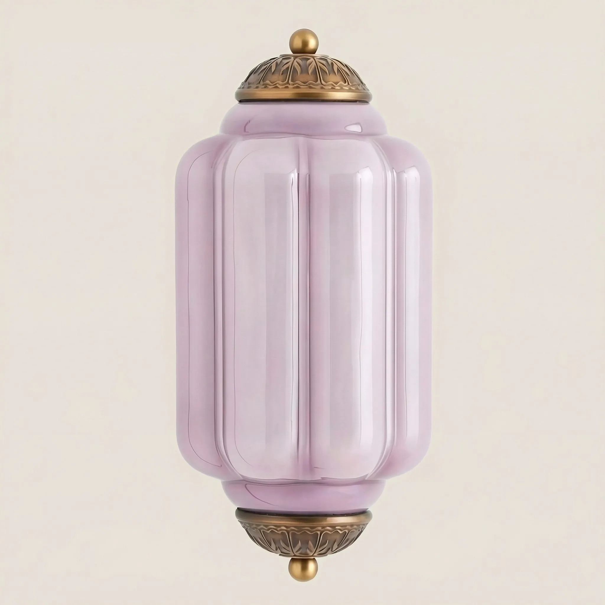 Michael Vintage Eloise Milk Glass Flush Wall Light