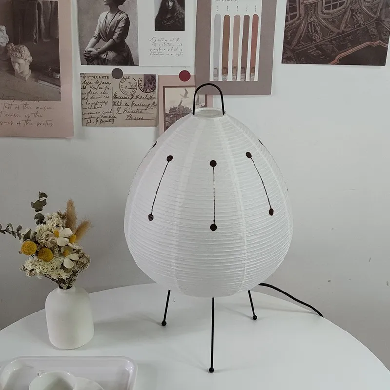 Nicolas Japanese Style Paper Lantern Table Lamp