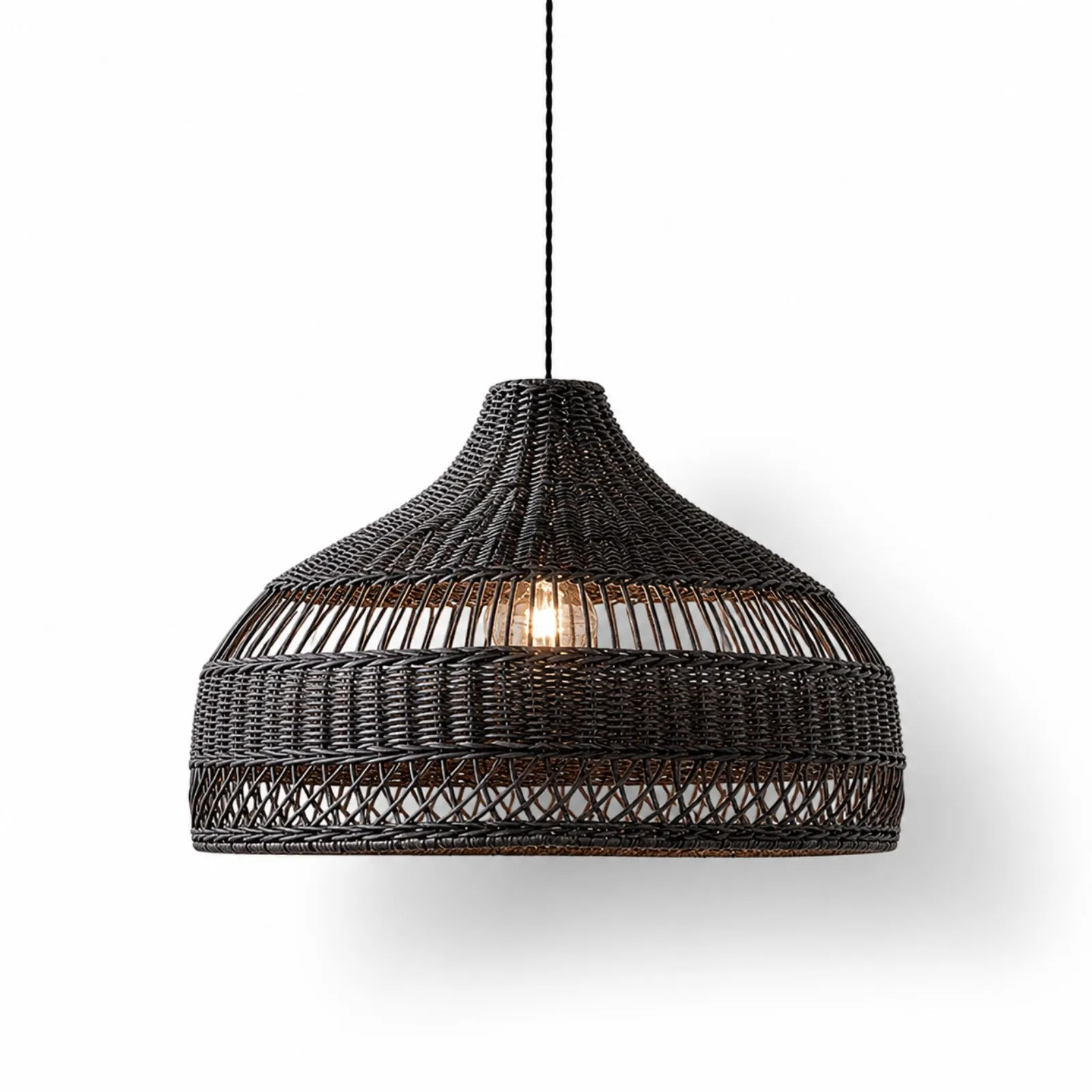 Wisteria Handmade Woven Rattan Pendant Light