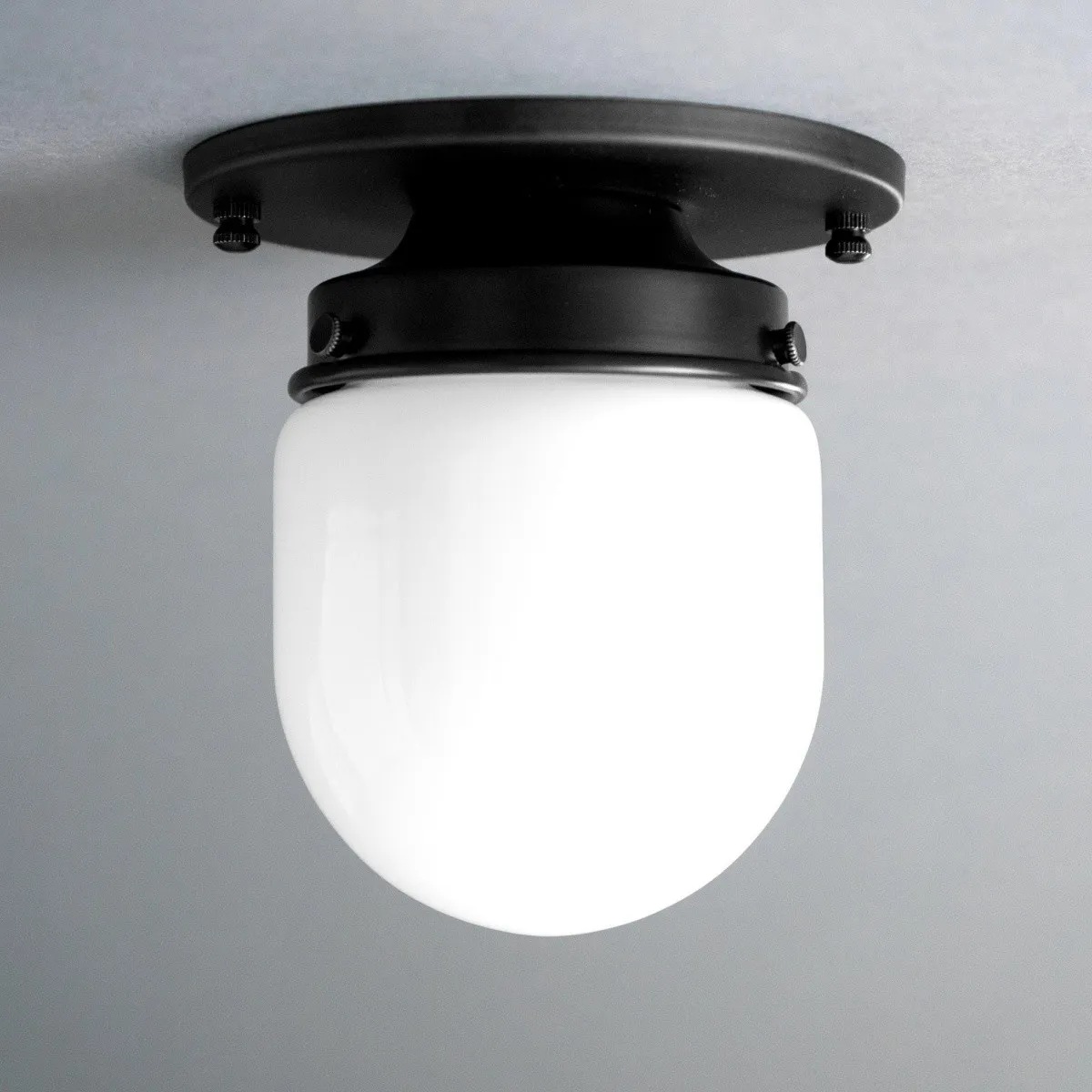 Roger Modern Brass Flush Mount Metal Ceiling Light