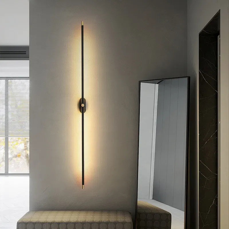 Rhett Modern Minimalist Linear Wall Lamp